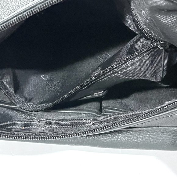 Vintage Fossil 75082 Black Leather Shoulder Purse - Picture 12 of 17